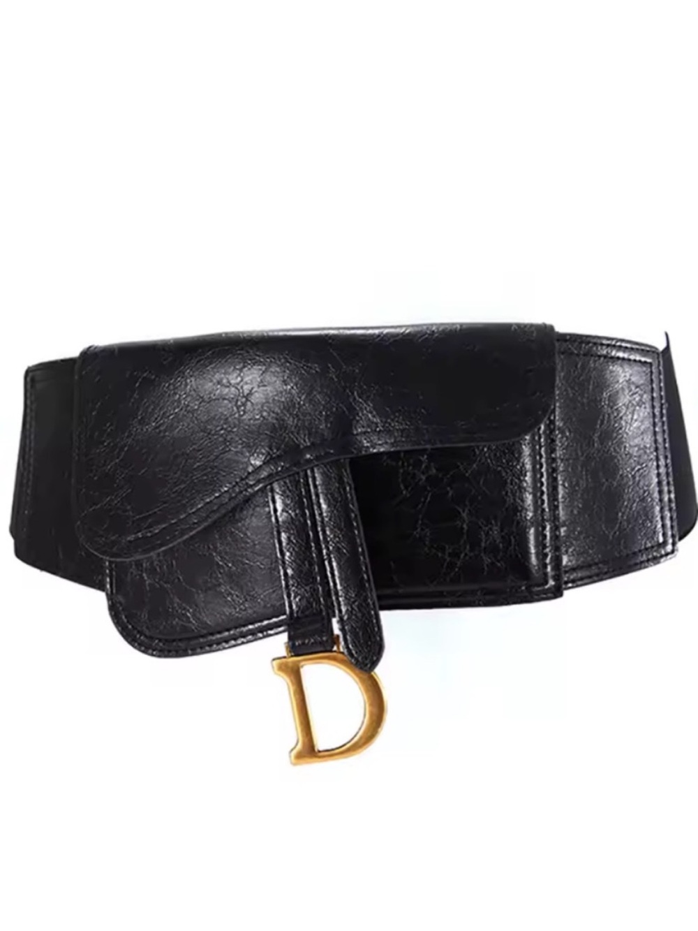 Luxury D Saddle Belt Bag